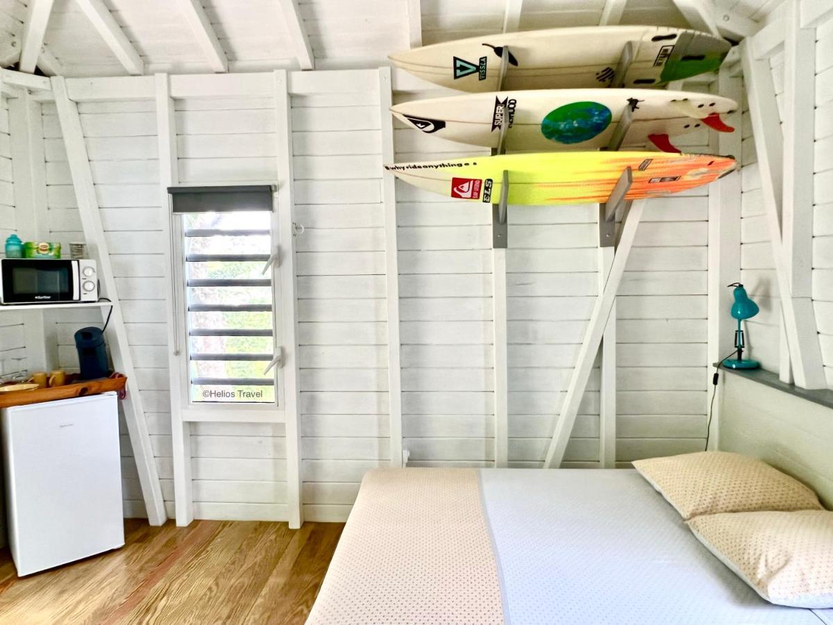 Le Surf Lodge, chambre avec vue mer dans un écrin de verdure Deshaies Exterior foto