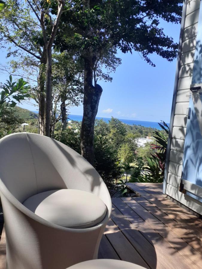 Le Surf Lodge, chambre avec vue mer dans un écrin de verdure Deshaies Exterior foto