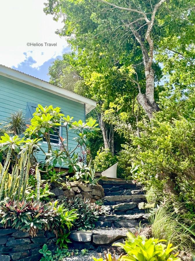 Le Surf Lodge, chambre avec vue mer dans un écrin de verdure Deshaies Exterior foto