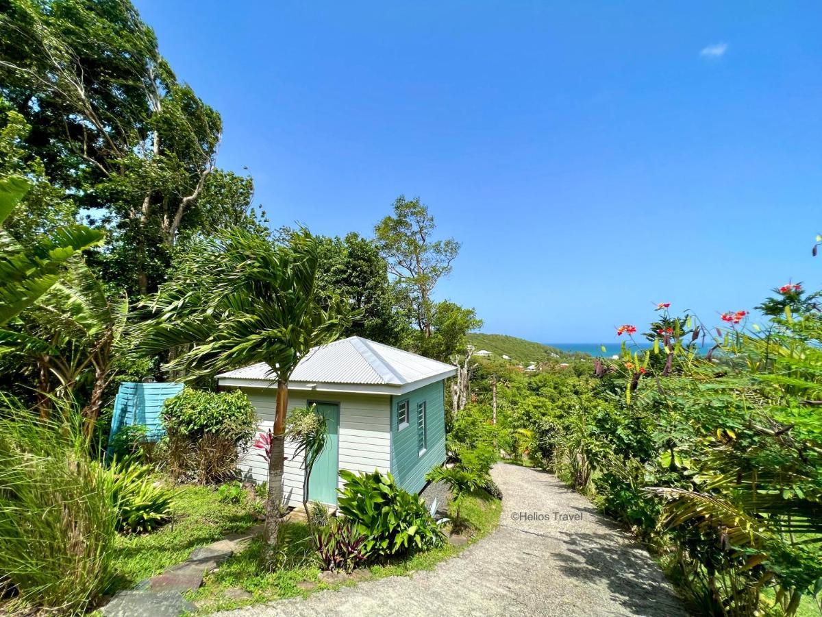 Le Surf Lodge, chambre avec vue mer dans un écrin de verdure Deshaies Exterior foto