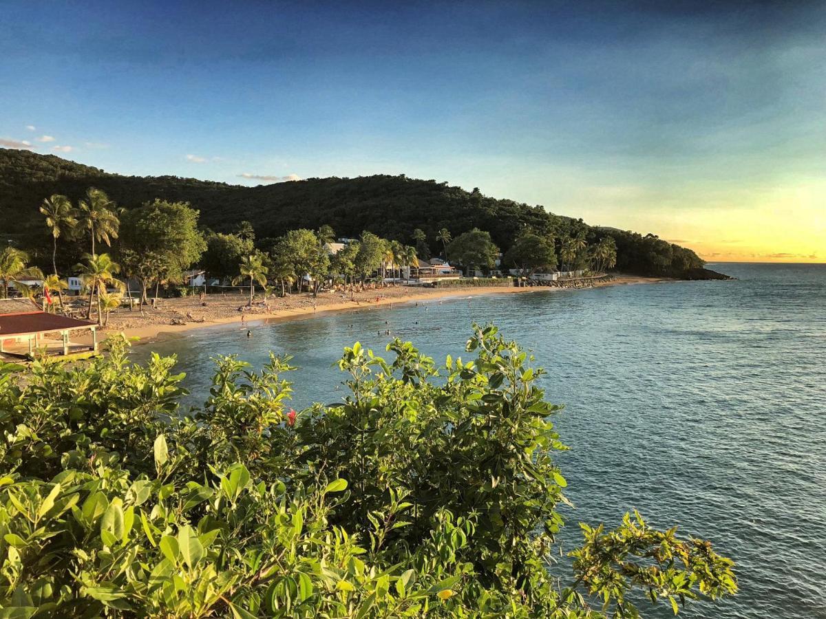 Le Surf Lodge, chambre avec vue mer dans un écrin de verdure Deshaies Exterior foto
